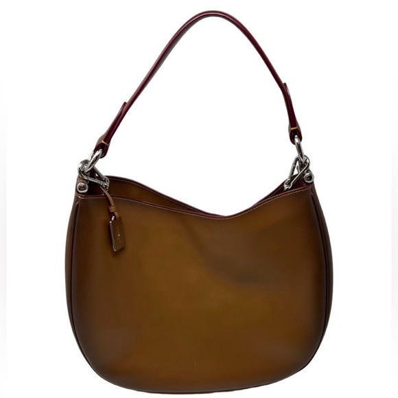 NWOT Coach Tan Leather Hobo Shoulder Bag - Picture 2 of 5